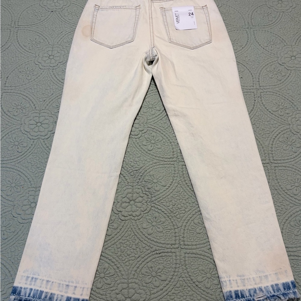Vervet Los Angeles High Rise Distressed Jeans Size 24 NWT - Picture 2 of 11